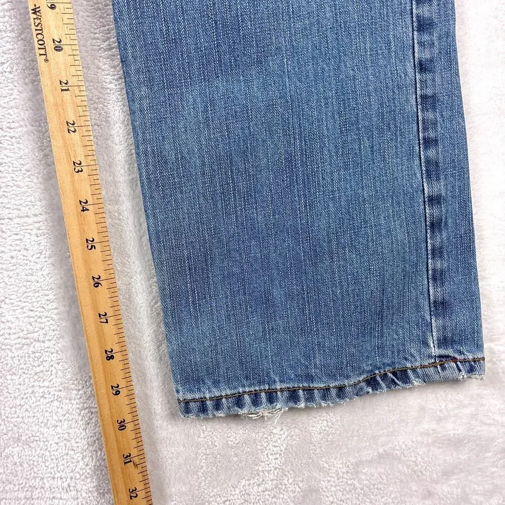 VTG Quiksilver Jeans Mens 34 Quikjean Faded Baggy Skate SoCal Surf Grunge Y2K